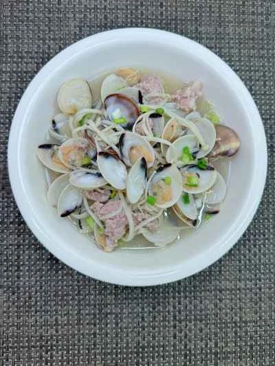 えのき茸とひき肉とアサリの煮込みの作り方：12