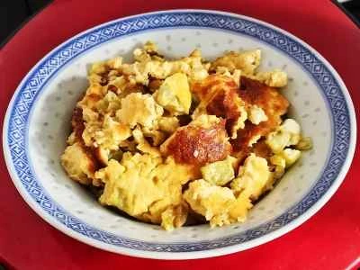 五味ベジタリアンナスケーキのレシピ手順：8