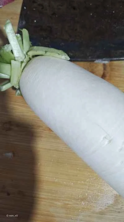 蒸し大根の千切りのレシピ手順：1