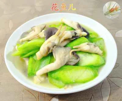 ヘチマとアサリの炒め物レシピ