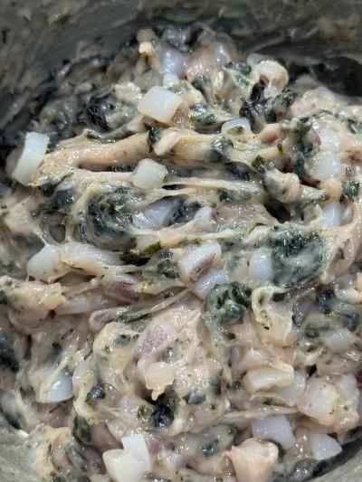 海苔とイカのパテの作り方：7