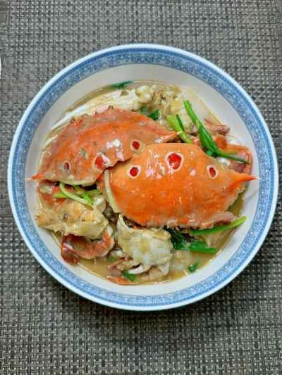 カニ入り餅炒めのレシピ