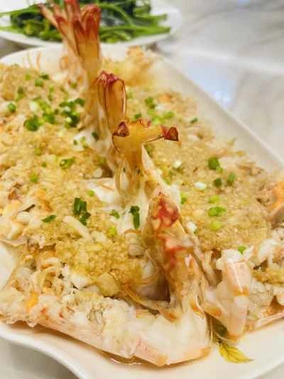 ガーリック蒸しエビのレシピ