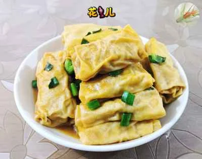 豆腐皮の煮込みラップのレシピ