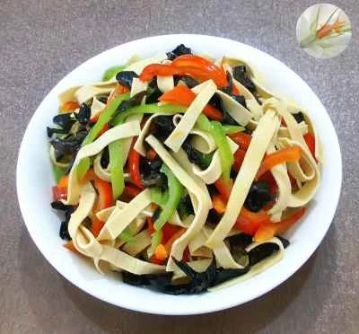 豆腐皮の炒め物レシピ