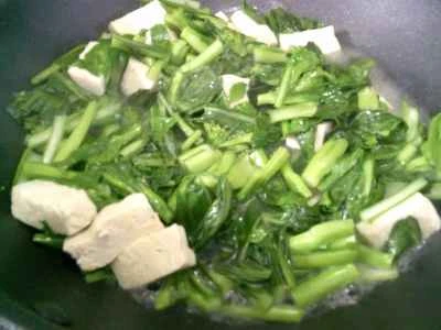 冷凍豆腐と白菜の炒め物の作り方：5