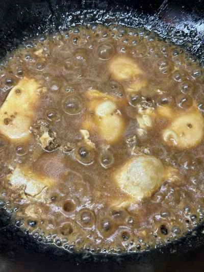 ひき肉と卵の煮込みの作り方：10