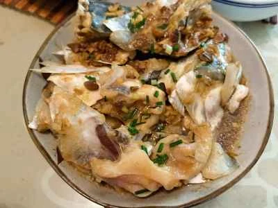 発酵大豆入り蒸し魚の頭のレシピ