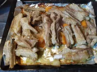 ネギ風味のローストラムチョップの作り方：15