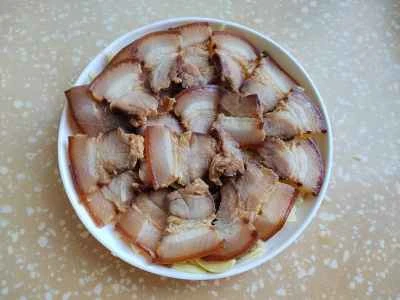 冬筍入り蒸し豚肉の作り方：6