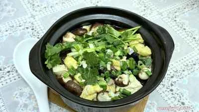 椎茸、豆腐、揚げ豆腐のパフシチューの作り方：12