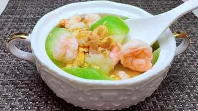 卵とエビのヘチマ炒めの作り方：12