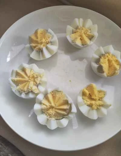 生姜と卵の盛り合わせを作る手順：1