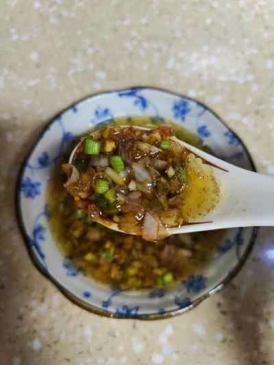 ネギ油チキンの作り方：7