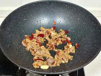 乾燥豆腐の炒め物の作り方：3