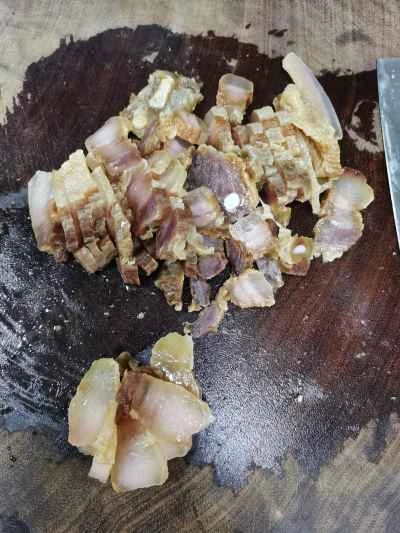 豚肉とキャベツのピクルス炒めの作り方：2