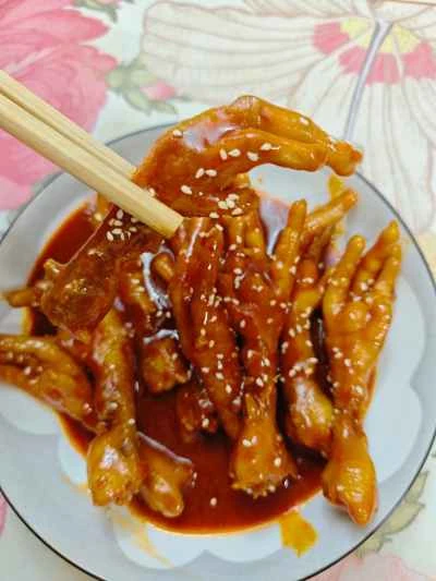 韓国風鶏足レシピの手順：8