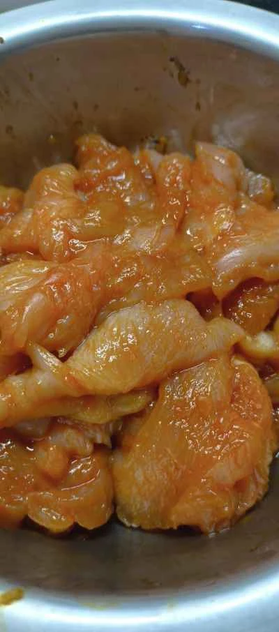 鶏胸肉のソテーレシピの手順：2