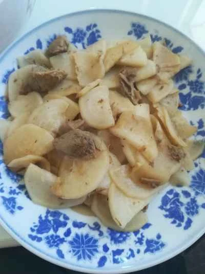 羊肉と水菜の炒め物のレシピ