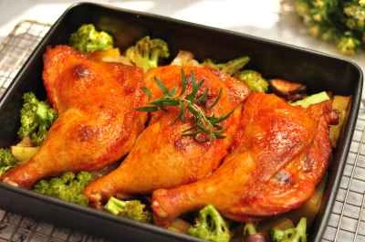 クリスピーローストチキンレッグのレシピ手順：8