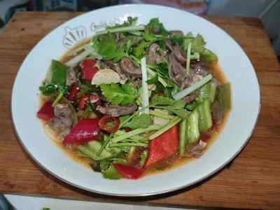 鶏の心臓のスパイシー炒め レシピ手順：5