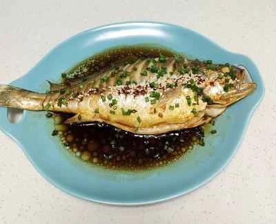 蒸しニベのレシピ