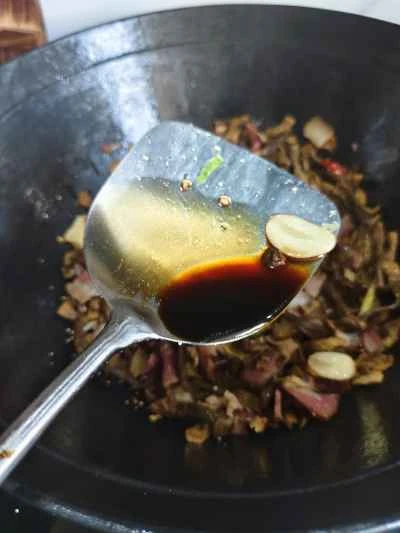 キノコ入り豚肉炒めの作り方：9