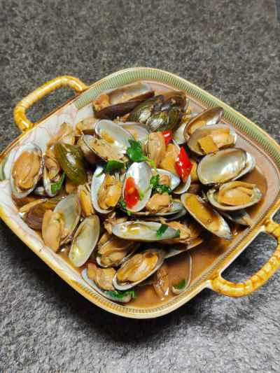 アサリのバジル炒めの作り方：12