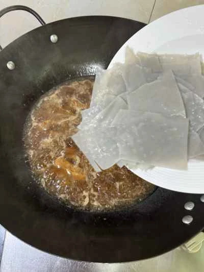 米麺入り豚スペアリブの煮込みの作り方：10