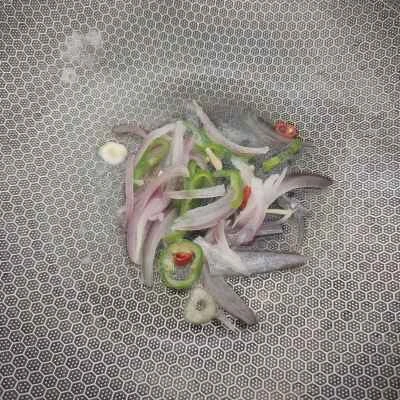 黒山豚とインゲンの炒め物の作り方：3