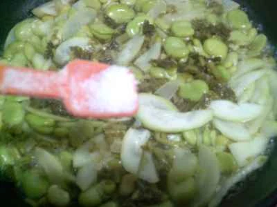 漬物、そら豆、豚肉の一晩煮込みの作り方：7