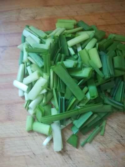 鶏胸肉とネギの炒め物の作り方：3