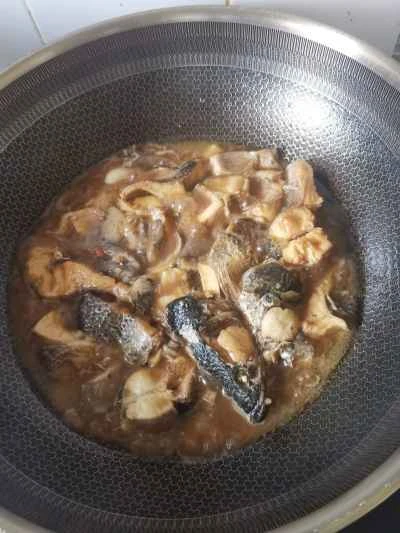 黒鯉の煮込みレシピ手順：7