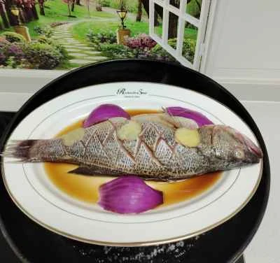 蒸しスズキのレシピ手順：3