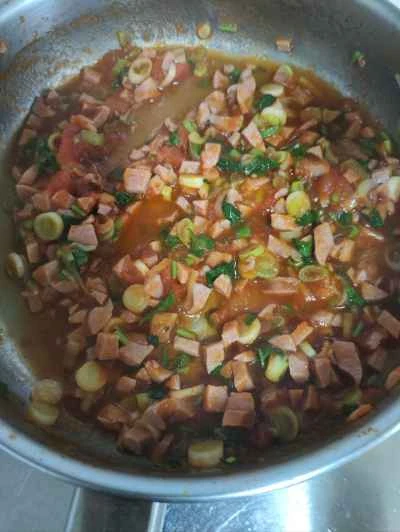 ハルビンの赤ソーセージ蒸し卵のレシピ手順：8