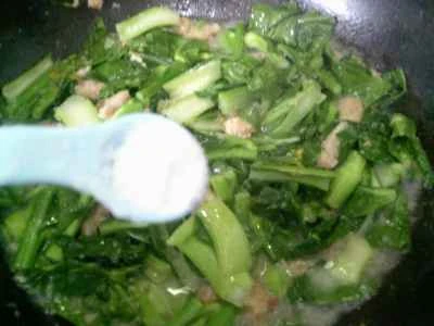 豚皮と菜種炒めの作り方：7