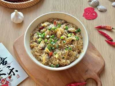 ニンニクあさり春雨の作り方：7