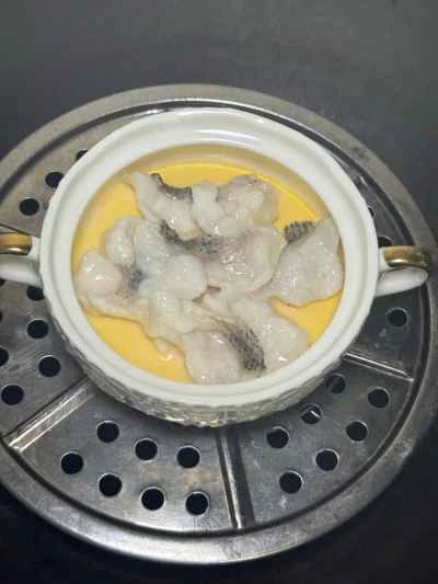 魚の切り身入り蒸し卵の作り方：14