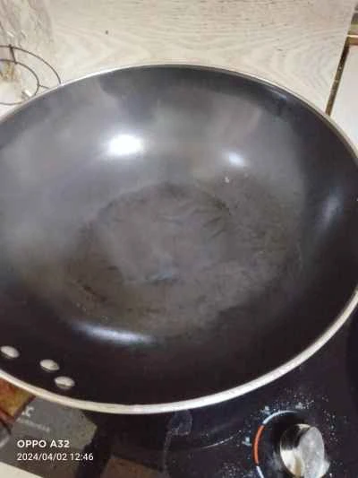 大根炒めの手順：3