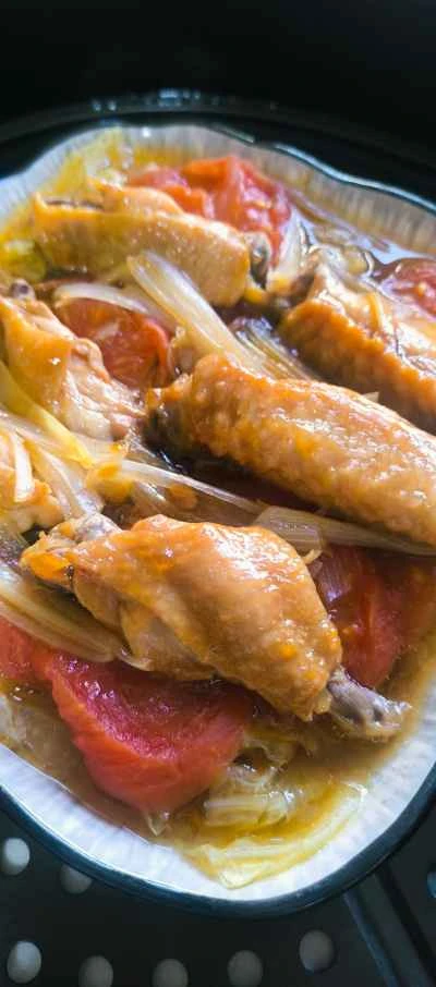 蒸し鶏の手羽先のレシピ