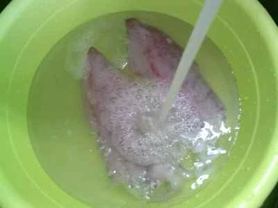 イカとブロッコリーの炒め物の作り方：2