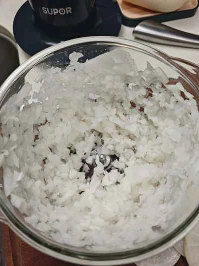 蒸し大根ミートボールのレシピ手順：1