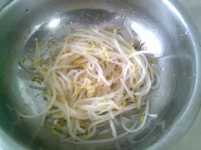 緑豆の芽と千切りの辛子漬けの作り方：6