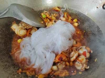 春雨入りホタテのピリ辛炒めの作り方：7