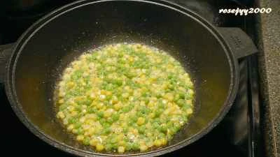 塩豚、乾燥豆腐、角切りコーンの作り方：3