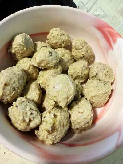 椎茸とたけのこのミートボールの作り方：11