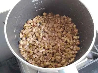 インゲンと卵の炒め物の作り方：5