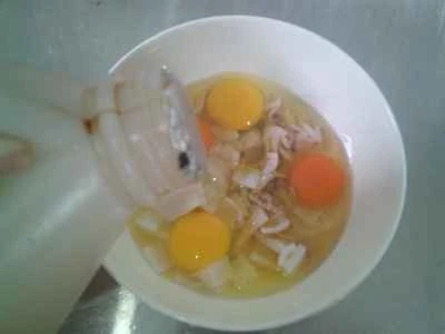 イカとスクランブルエッグの作り方：7