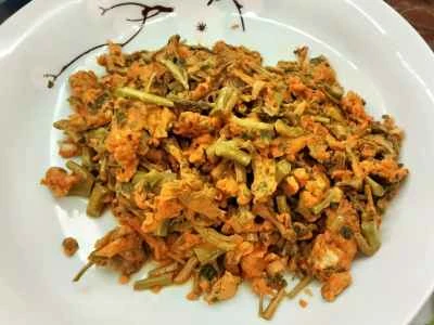 トゥーンリーフ入り卵炒めの作り方：7