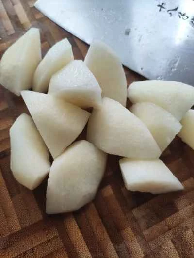 蜂蜜梨入り豚肉の煮込みの作り方：6